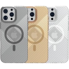 DS LLC Ieg™  Iphone 16 Pro Max Stella Pc Sert Magsafe Kılıf - Gold