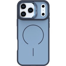 DS LLC Ieg™  Apple Iphone 17 Pro Max Flexa Magsafe Kapak - Mavi