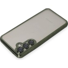 DS LLC Ieg™  Samsung Galaxy S23 Fe Kılıf Razer Lensli Silikon - Yeşil