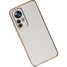 DS LLC Ieg™  Xiaomi Mi 12T Pro Kılıf Volet Silikon - Beyaz