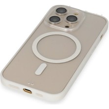 DS LLC Ieg™  Iphone 14 Pro Kılıf Grand Magneticsafe Kapak - Beyaz
