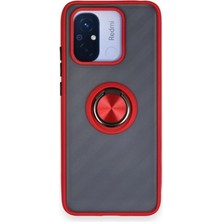 Decostyle 12C Kılıf Montreal Yüzüklü Kapak - Kırmızı