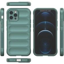 DS LLC Ieg™  Iphone 12 Pro Kılıf Optimum Silikon - Koyu Yeşil