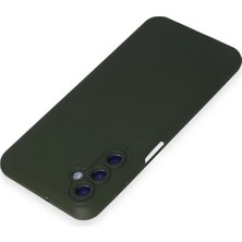DS LLC Ieg™  Samsung Galaxy M34 5g Kılıf Nano Içi Kadife Silikon - Koyu Yeşil