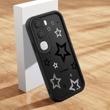 HONTINGA Vıvo Y31 5g ile Uyumlu Kılıfı Düşüme Önleyici Basitlik Anti Düşme Kamera Korumali Şirin Kelebek Siyah Desen Yumuşak Silikon Telefon Kılıfı Kadın ve Erkek Için Uygundur K2-0403