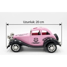 Farbu Oyuncak 20CM Sürtme Mekanizmalı Antika Klasik Model Detaylı Tasarımlı Oyuncak Araba