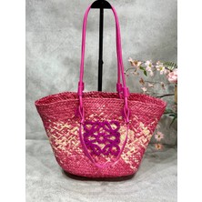 Leauder Women Kadın Hasır Plaj ve Günlük Çanta