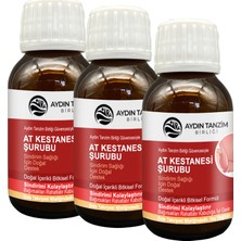 Aydın Tanzim Birliği At Kestanesi Şurubu 3 Adet Prebiotik Gıda Takviyesi