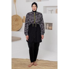 Adasea Paraşüt Kumaş Büyük Beden Tam Tesettür Mayo 61802