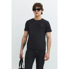 Denim Trip Regular Fit Siyah Erkek T-Shirt