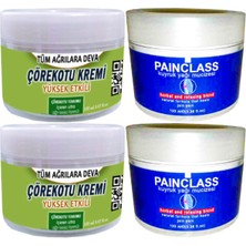 Çörek Otu Kremi 2 Adet 150 ml + 2 Adet Painclass 100 ml Kuyruk Yağı Kremi / Krem Seti