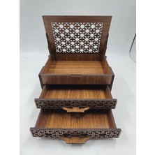 Ahşap Dekoratif Iki Çekmeceli Kutu