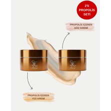 S&C Alicia 2'li Propolis Içerikli Set Aydınlatıcı ve Yenileyici Göz - Yüz Bakımı Bir Arada