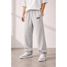 Sw Nakışlı Baggy 3 Iplik Eşofman Altı