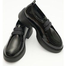 Wanita Milano Kadın Hakiki Deri Rugan  Loafer