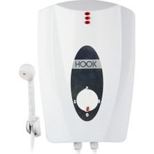 Hook Hk 410 Elektrikli Ani Su Isıtıcı 7000 W Güç ve 2 lt/dk Su Isıtma Kapasitesi ile Banyo Şofbeni