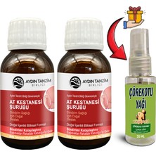 Aydın Tanzim Birliği At Kestanesi Şurubu Gıda Takviyesi 2 Adet Prebiotik Gıda Takviyesi + Hediye