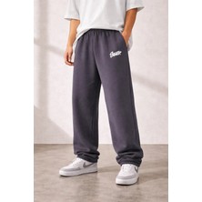 Sw Nakışlı Baggy 3 Iplik Eşofman Altı