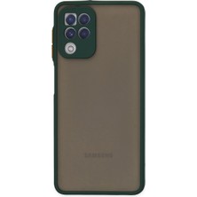 Sb Shopping Galaxy A22 Kılıf Montreal Kapak - Yeşil
