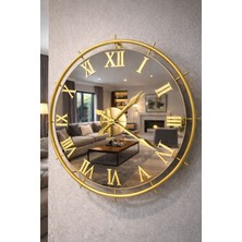 MGS Duvar Saati-Lawi Roma Aynalı Duvar Saati