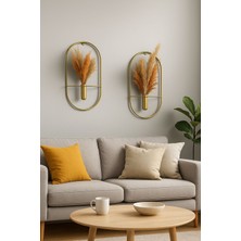 MGS Dekorasyon Ürünü -Oval Duvar Çiçekliği