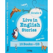 Living Language Living Yayınları 4. Sınıf Live İn English Stories Kitap Seti 10 Kitap + CD Sınav Bilgisi