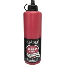 Cadence H053 Crimson Kırmızı Hibrit Multisurface Boya 500 ml Tüm Yüzeyler İçin Akrilik Boya