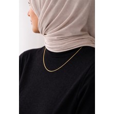 Bilezikci 14 Ayar Altın Halat Zincir Burgu Model 50 cm