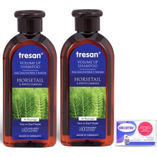 Tresan At Kuyruğu 300 ml 2 Adet Hacim Verici Bakım Şampuanı İnce Telli Saçlar İçin Paraben İçermez