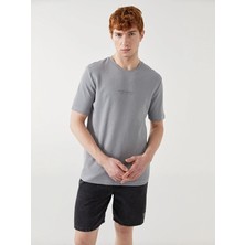 Lc Waikiki Yeni Sezon Bisiklet Yaka Kısa Kollu Baskılı Erkek Tişört