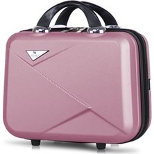 My Valice Makyaj Çantası El Valizi Rose Gold ABS Malzeme ile 25x30x17cm Boyutunda Şifreli Kilit