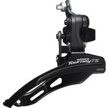 SHIMANO FD-TZ500-DS6 Ön Aktarıcı Metal 6-7S 42T Alttan Çekmeli Siyah Renk