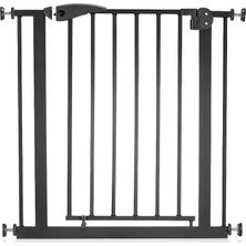WellGro Bebek Güvenlik Kapısı - Siyah Güvenlik Özelliği ile 72 cm Genişlik ve 77 cm Yükseklik