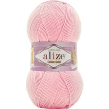 Alize Cotton Gold Pembe Renk 100gr %55 Pamuk %45 Akrilik Yumuşak İplik ile Örgü Projeleri