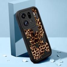 HONTINGA Oppo Find X9 Pro 5g ile Uyumlu Kılıfı Düşüme Önleyici Basitlik Anti Düşme Kamera Korumali Şirin Kelebek Siyah Desen Yumuşak Silikon Telefon Kılıfı Kadın ve Erkek Için Uygundur K2-0404