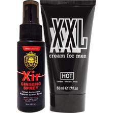 Xir Delayspray 60 ml + Hotxxl Krem : Erkeğe Zaman Stop Set