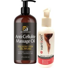 Anti-Cellulite Massage Oil 240 ml  + Varison Bacak Bakım 120 ml Krem