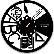 heptex Kişiye Özel Öğretmen Temalı Duvar Saati
