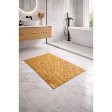 Lucky Clover Bambu Banyo Tuvalet Paspası 42X63 cm