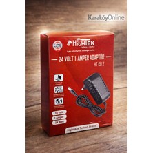 Karakoy Online 24V 1A Adaptör 5.5x2.5mm Jack Uçlu Şarj Adaptörü – Vidalama, Led, Kamera Uyumlu
