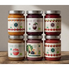 6lı Set Eya Organik Karışık Meyve Sebze Püresi 100 Grx6