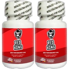 Red Kong:  2 Adet Erkeğin Çok Özel Formülü 10 Lu Destek