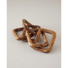 English Home Chain Dekoratif Obje 14x11,5 cm Kahve