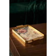 Acar Blake Kulplu Cam Tepsi – 39 cm