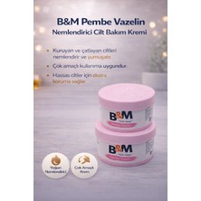 CT Stones B&m Pembe Vazelin Nemlendirici Cilt Bakım Kremi Çok Amaçlı Vazelin 2 Adet