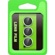 WebMediCode Galaxy S25 Fe Raze Metal Kamera Lens - Yeşil