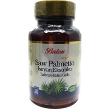 Balen Saw Palmetto Isırgan Ekstraktı 60 Kapsül Sağlıklı Yaşam İçin Takviye Edici Gıda