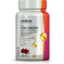 Day2Day The Collagen Beauty Gummies Jel Form 60 Adet Türkiye Menşeli Kolajen Peptidi İçeren Takviye