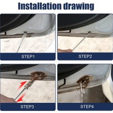 Universal  Sunroof Gider Temizleme Teli 150CM Universal Sunroof Temizleme Fırçası Çubuğu 150CM