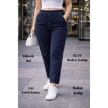 Cedy Denim Cedy Denım - Büyük Beden Likralı, Beli Lastikli Jean Pantolon  C636
